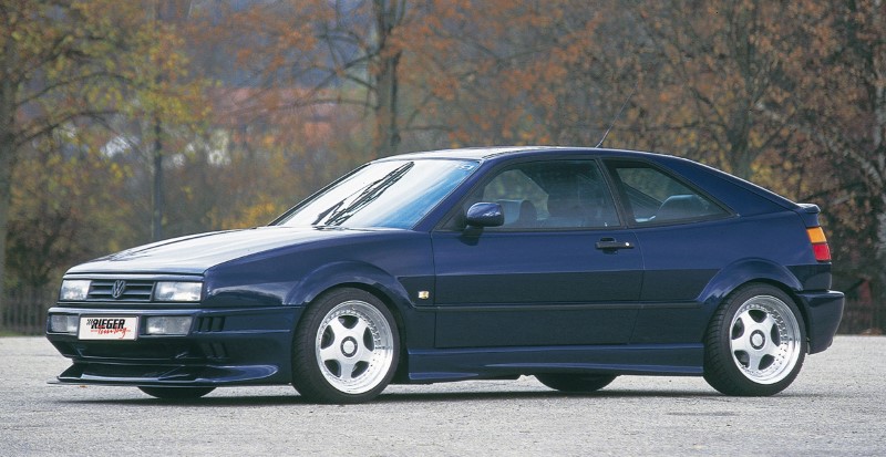 Frontbumper met uitsparingen voor knip+mistlampen VW Corrado Rie
