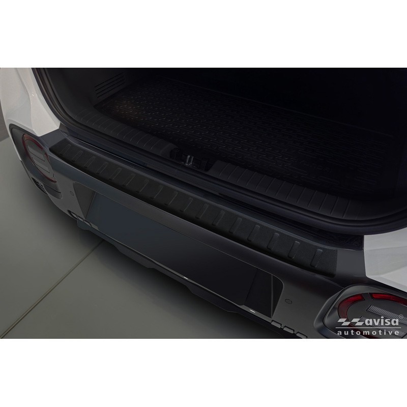 Avisa Stainless Steel Rear Bumper Protector  Hyundai Inster 2024- - Matt Black
