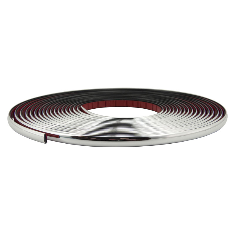 Universal self-adhesive Chrome list - Width 9mm / Length 8 meter