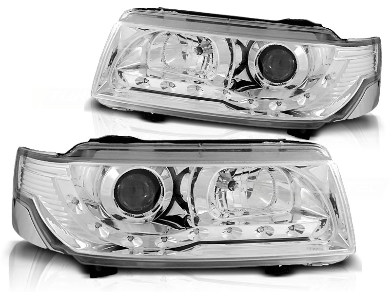 Headlights VW Passat 35i Dayline Devil Eyes Chrome