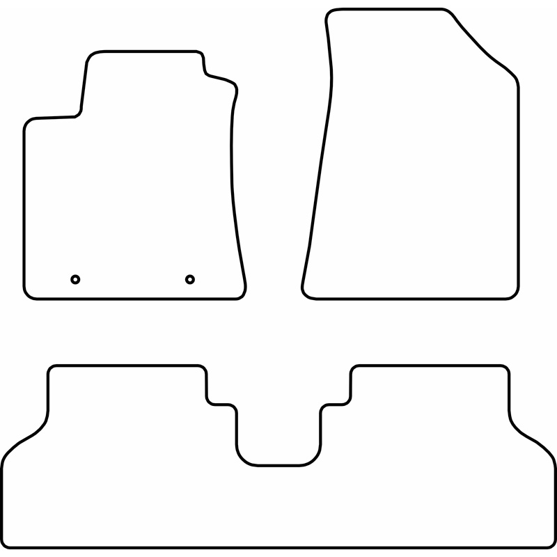 Set car mats  Hyundai e-Kona II (EV) 2023-