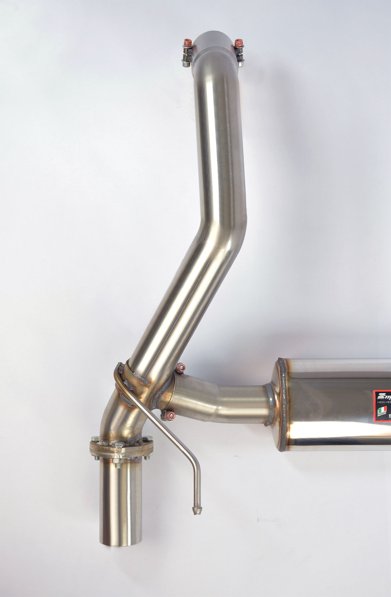 695 ABARTH 1.4T "Edizione Maserati" (180 Hp) (Ø65 with valve) 2012 Rear exhaust right - left