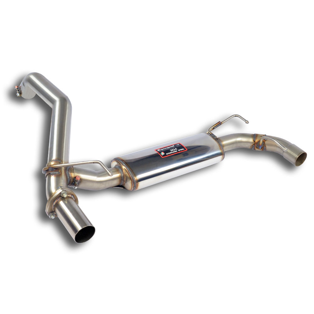 595 ABARTH 1.4T "Competizione" (180 Hp) (Ø65 with valve) 2016 Rear exhaust right - left