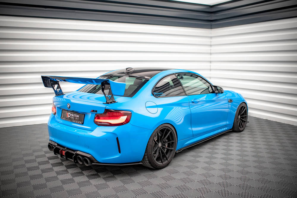 Spoiler passend voor BMW M2 F87 Maxton Glans Zwart
