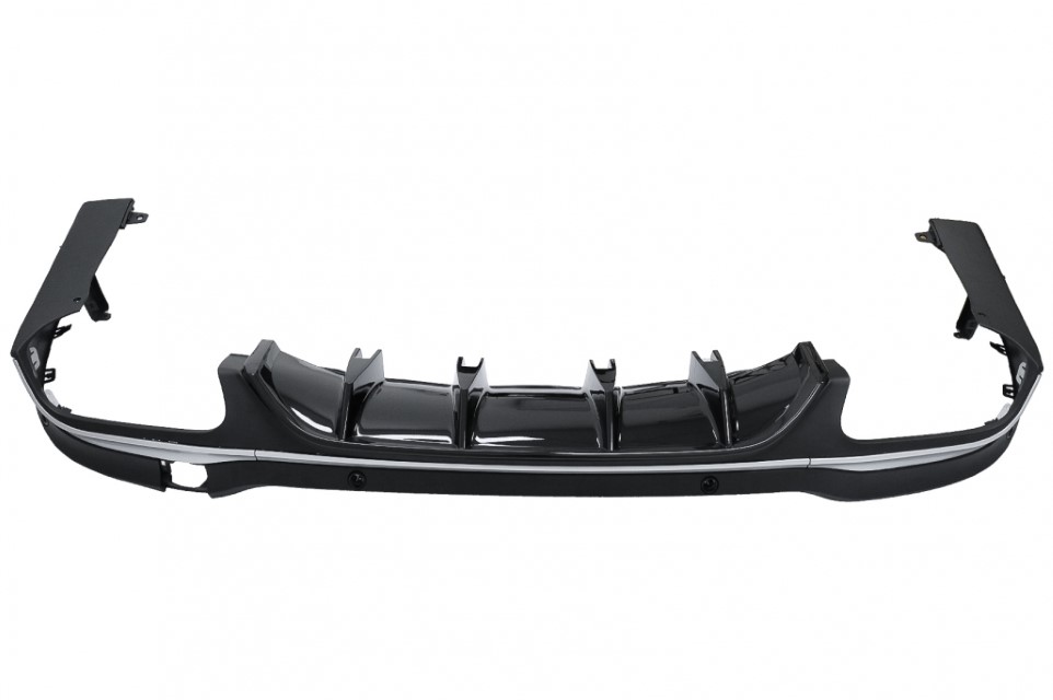 Diffuser passend voor Mercedes GLC X253 (2020-..) Facelift GLC43 incl. Uitlaat Stukken
