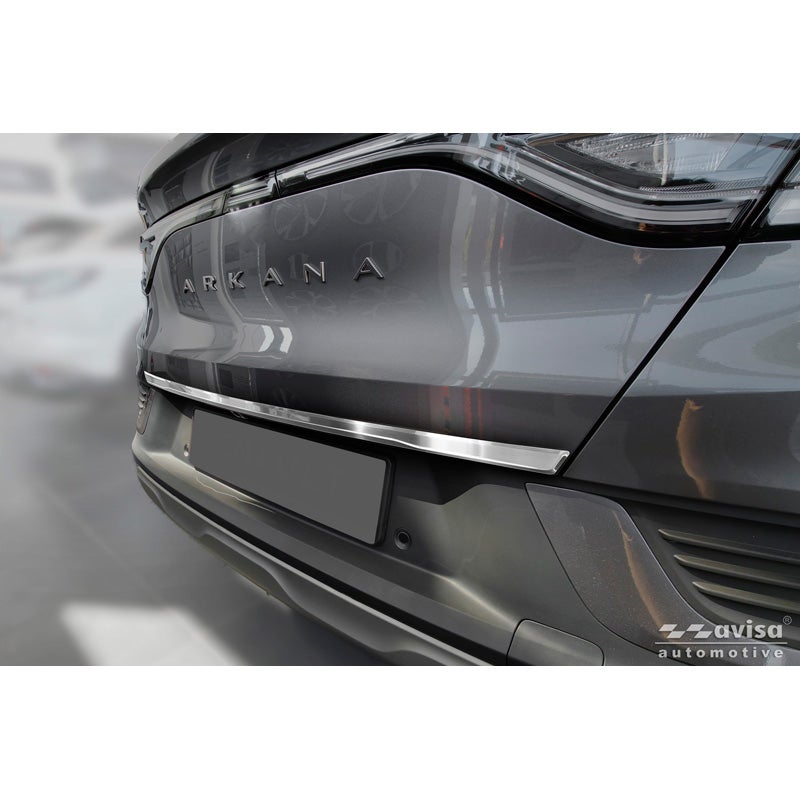 Avisa Brushed Stainless Steel Trunk Tailgate Trim Cover  Renault Arkana 2020-