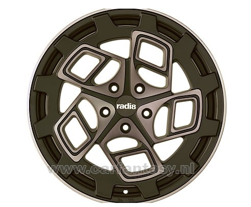 RADI8 CM9 9.5x18 5x100 35 Dark Mist 66,6 Velgen
