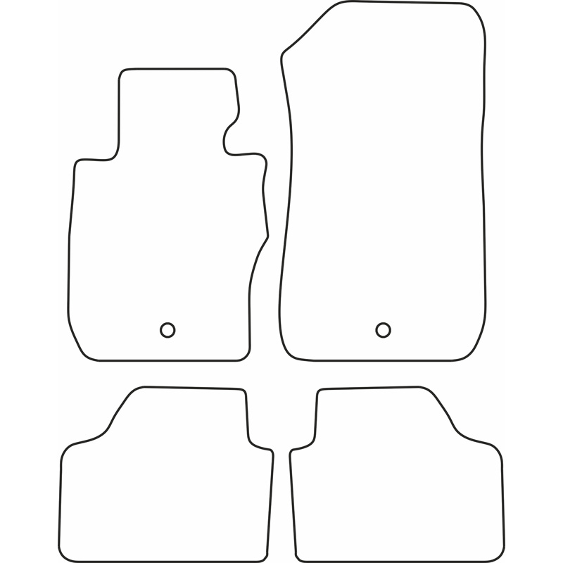 Set car mats  BMW X1 E84 2009-2015