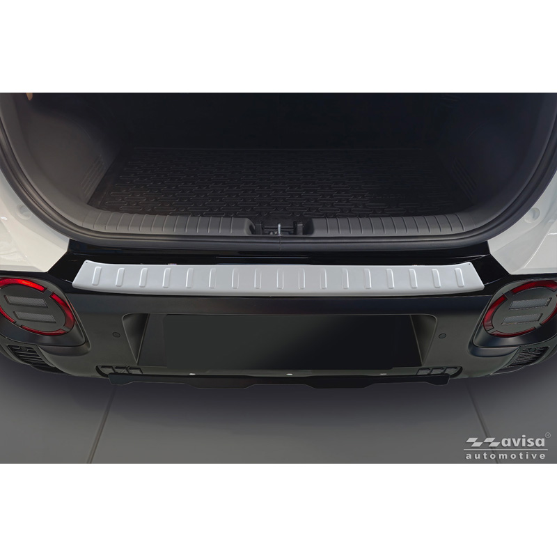 Avisa Stainless Steel Rear Bumper Protector  Hyundai Inster 2024- - Soft Silver