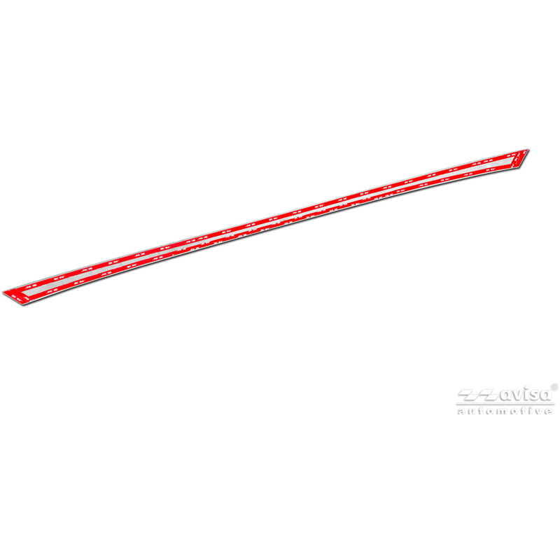 Avisa Brushed Stainless Steel Trunk Tailgate Trim Cover  BMW X3 (G45) 2024- excl. M-Sport