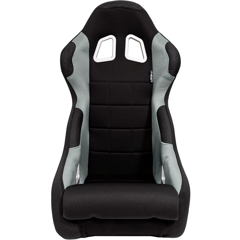 Sport seat 'K5' - Black/Grey - Non-reclinable back-rest - incl. slides