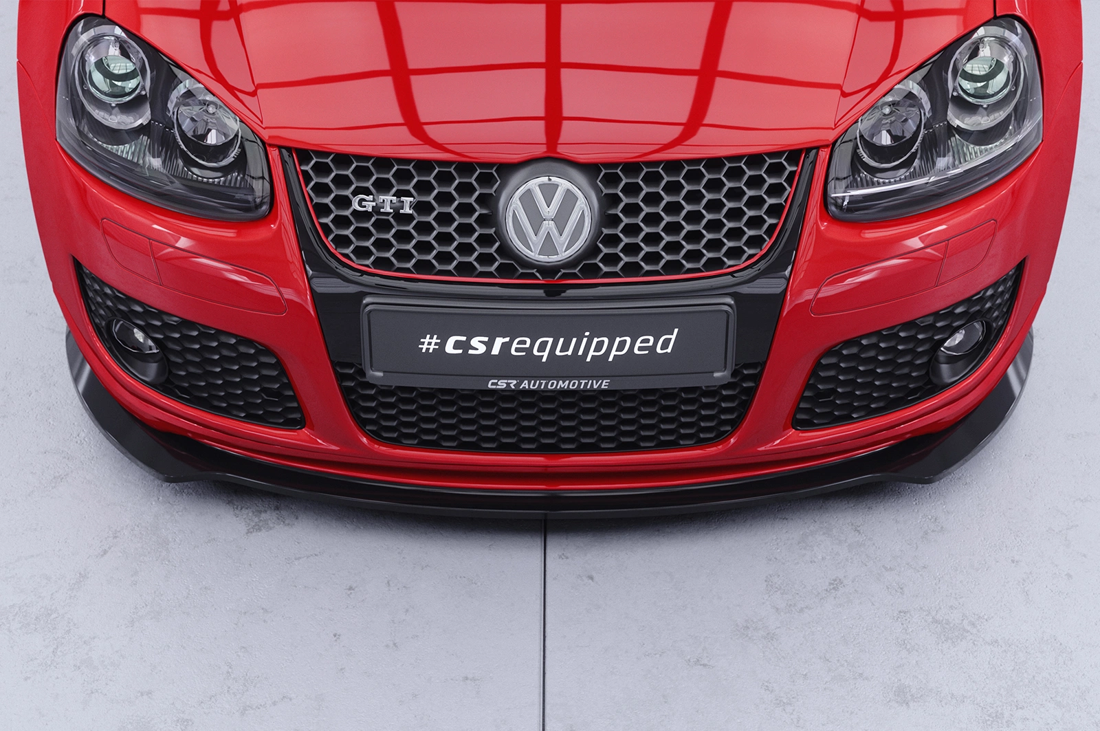 Voorspoiler passend voor VW Golf 5 (Typ 1K) GTI Edition 30/Pirelli glans zwart