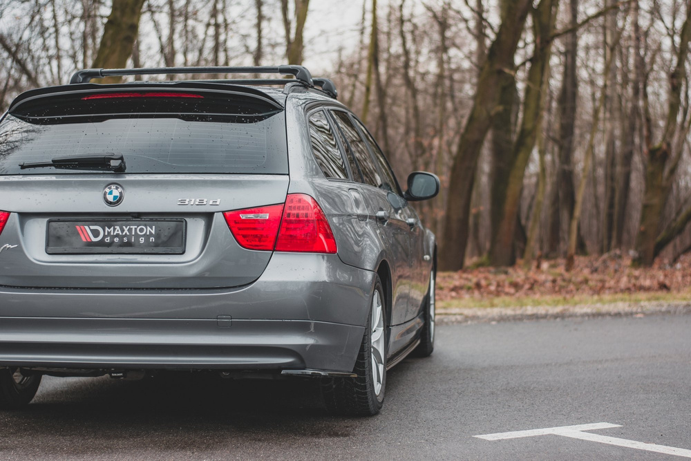 Diffuser passend voor BMW 3 Serie E91 Maxton Glans Zwart