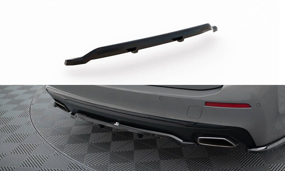 Diffuser passend voor BMW 5 Serie FL Maxton Glans Zwart