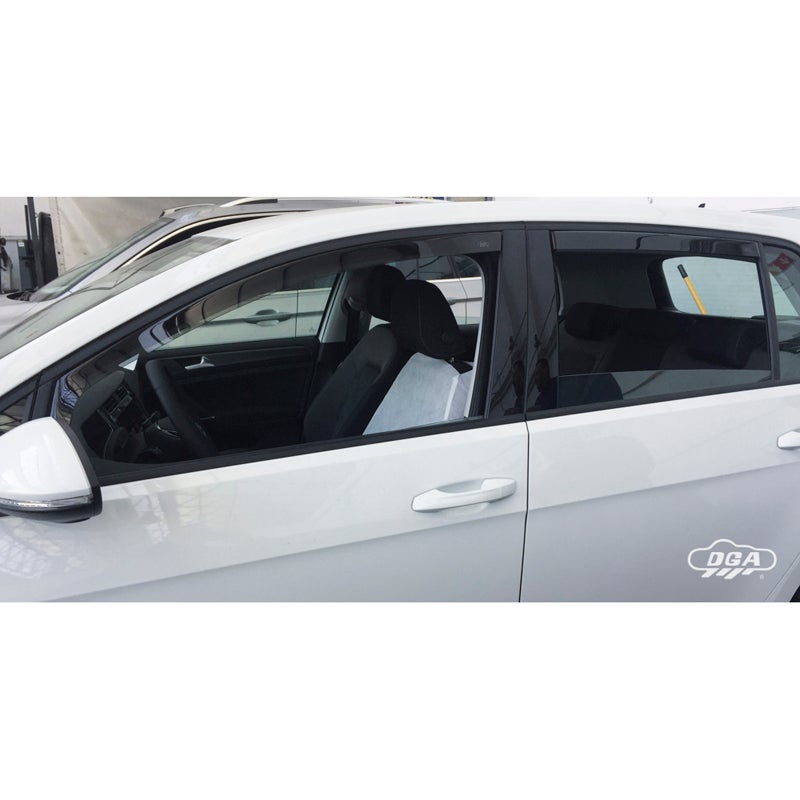DGA Wind Deflectors Set  Volkswagen Golf VII HB 5-doors 2012-2019 (4-pieces)