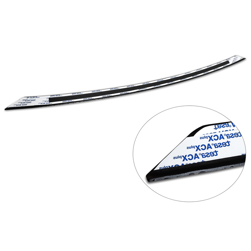 Matt Black Aluminum Rear bumper protector  Kia Sorento IV 2020- 'Riffled Plate'