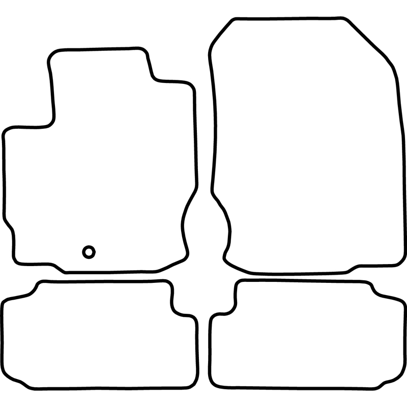 Set car mats  Mitsubishi Colt Convertible 2006-2009