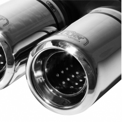 muffler BMW 3-serie 4cil e46 1999-2005 RVS eindstuk 2x80mm