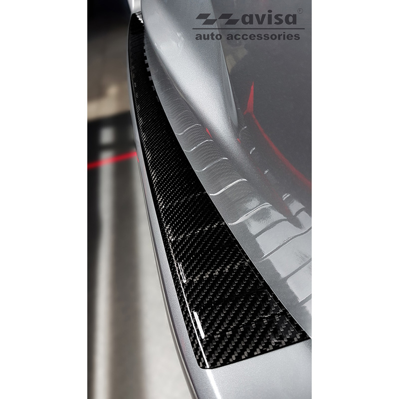 Real 3D Carbon Rear bumper protector  Mitsubishi ASX Facelift 2019- 'Ribs'