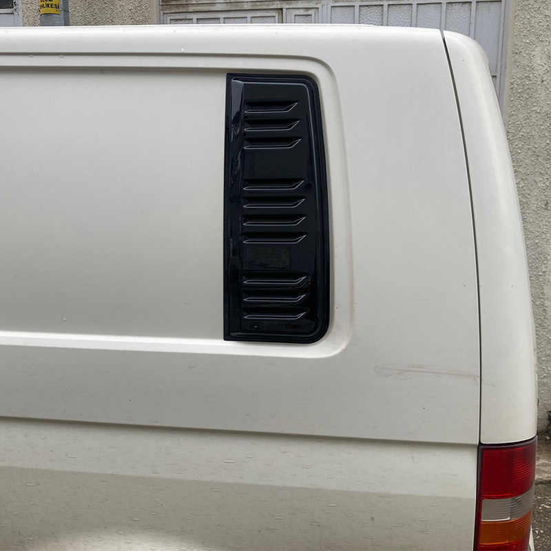 Oneway Air Vents  Volkswagen Transporter T5.1/T6/T6.1 2010-2022 (Long wheel base) - Gloss black