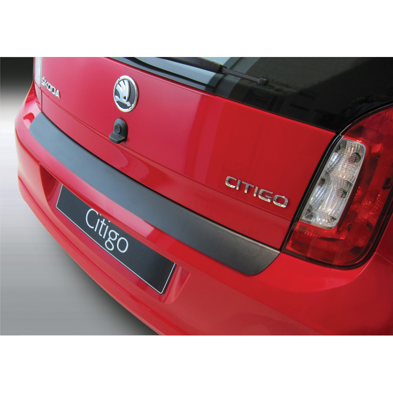ABS Rear bumper protector  Skoda Citigo 3/5 doors 2012-2019 Black