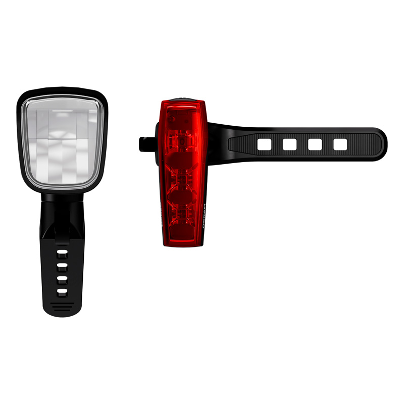 Osram LEDsBIKE® Race 100 Set - Bicycle Lighting Set - including automatic brake light function