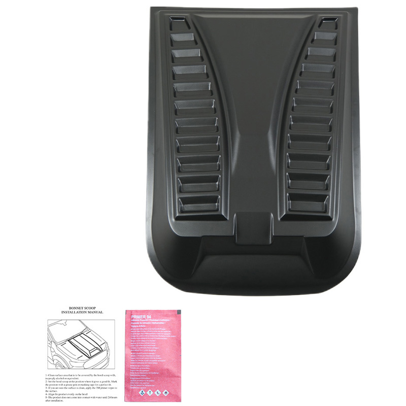 Bonnet Scoop  Nissan Navara NP300 (D23) 2014-2021 - Version 3 - Matt black