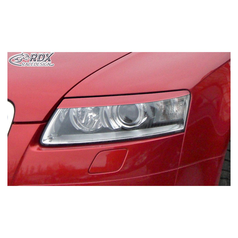 Head light spoilers  Audi A6 4F 2005-2011 (ABS)