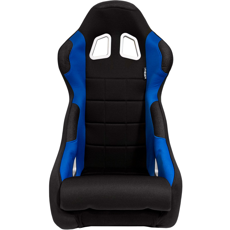 Sport seat 'K5' - Black/Blue - Non-reclinable back-rest - incl. slides