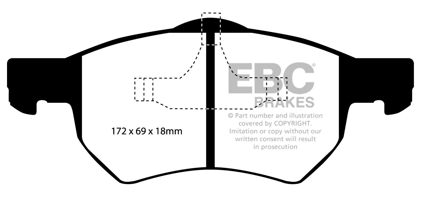 EBC Brakes CHRYSLER (USA) Grand Voyager 3.3 (LTD) 2001-2007 Remb