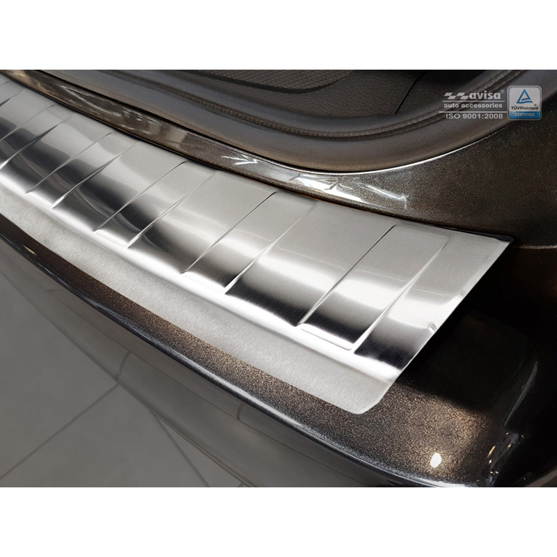 Stainless Steel Rear bumper protector  Subaru Impreza V GT 5-doors 2017- 'Ribs'
