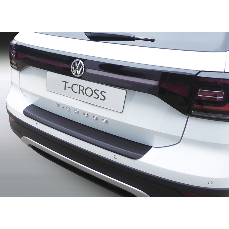 ABS Rear bumper protector  Volkswagen T-Cross 2019-06/2024 Black