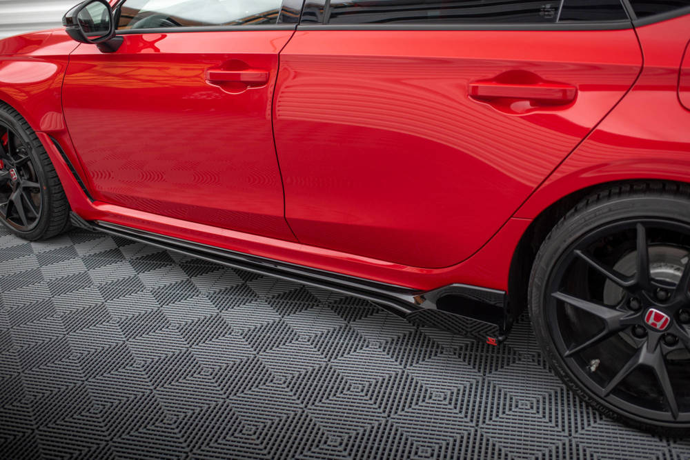 Canards Street Pro Honda Civic Type-R Maxton Glans Zwart