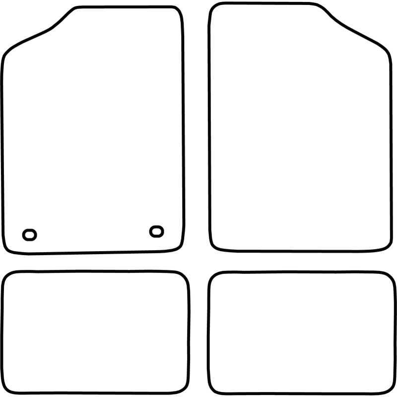 Set car mats  Renault R5 / 9 / 11 1972-1988