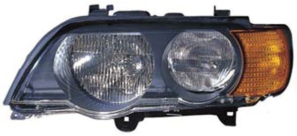 Koplamp rechts X5 E53. 99-03 H7+HB3