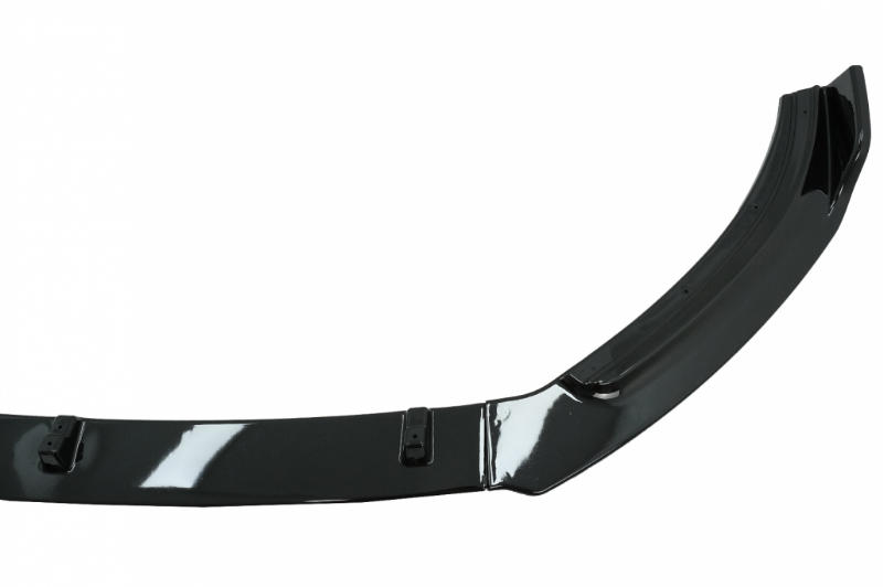Voorspoiler VW Polo MK6 AW 2G Glans Zwart