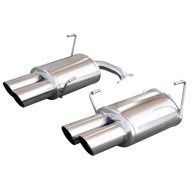 100% Inox Double Sport Exhaust  Subaru Impreza WRX STi (300HP) 2010- Left/Right 2x90mm Racing