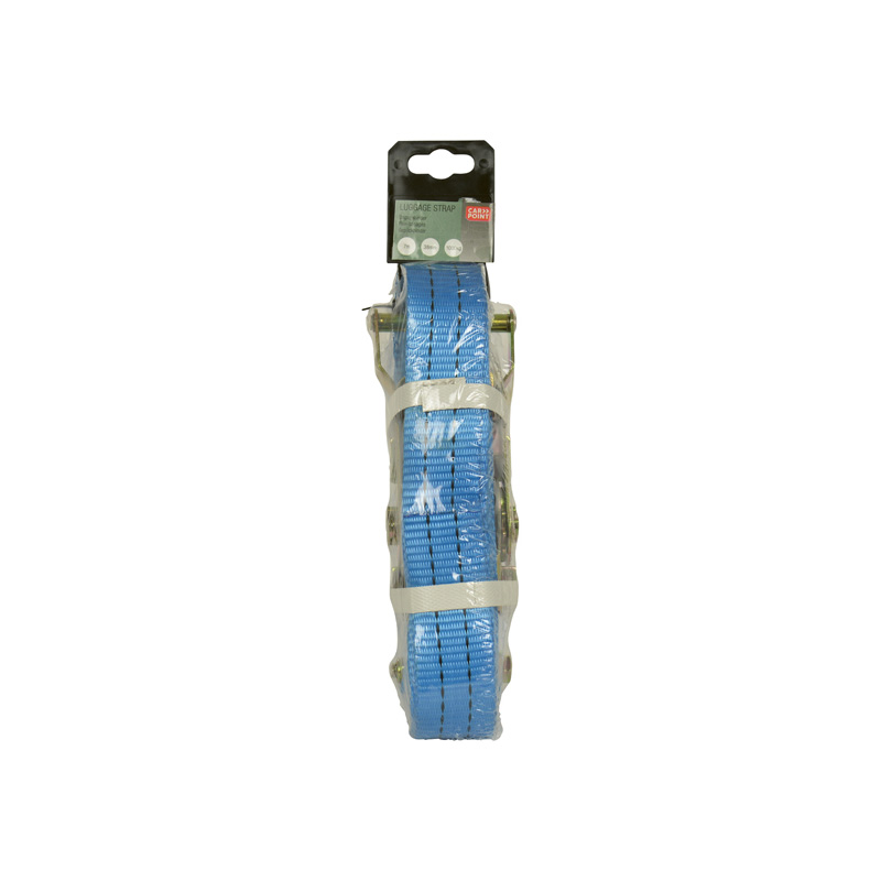 Carpoint Ratchet Strap with Hooks 7m