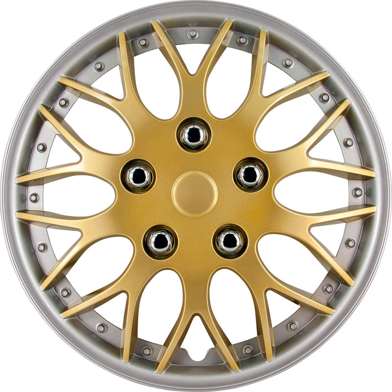 Set wheel covers Missouri 15-inch gold/silver rim