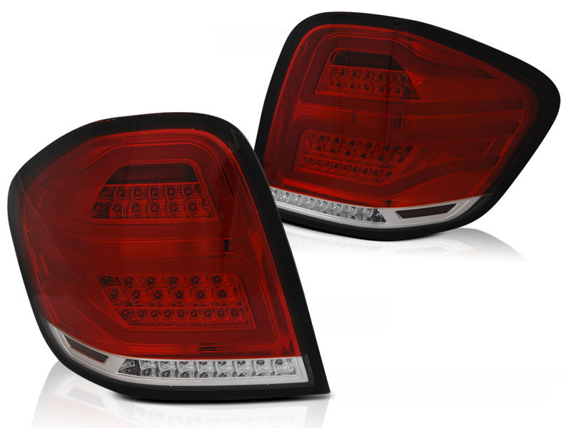 Tail Lights Mercedes ML W164 05-08 LED Tube Red