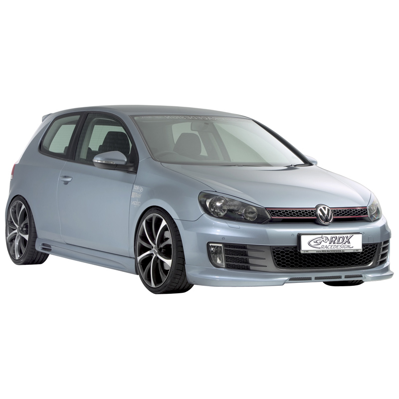 Front spoiler  Volkswagen Golf VI GTi/GTD 2008- (PU)