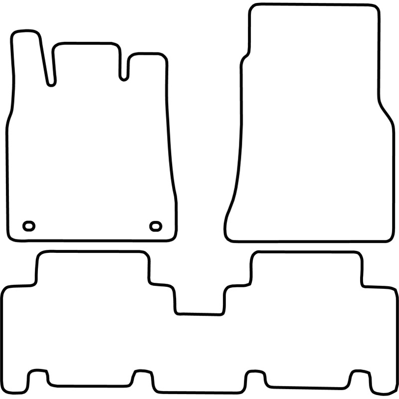 Set velour car mats  Mercedes A Class 1997-2001