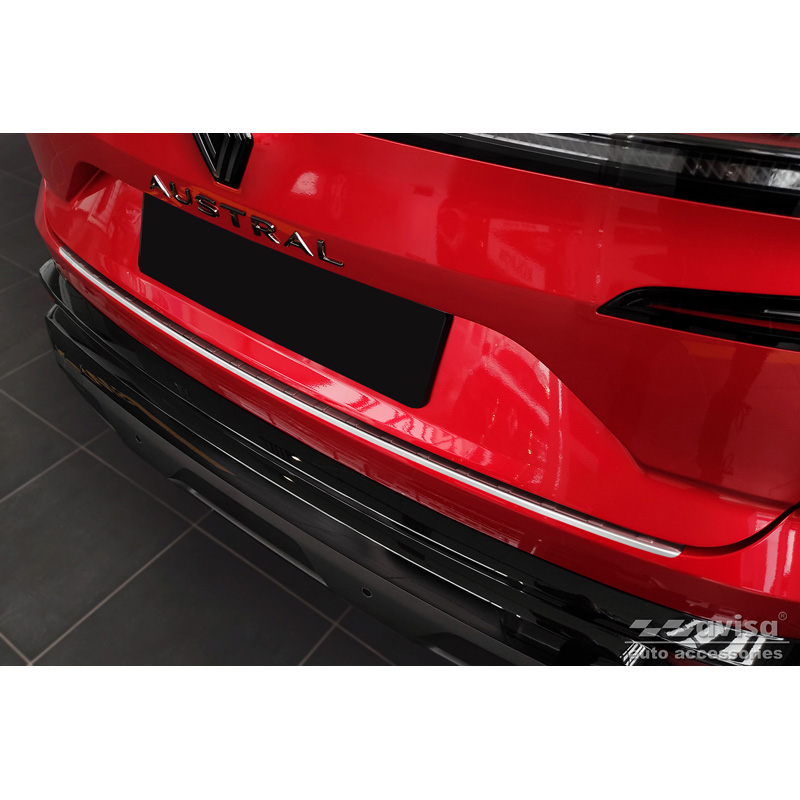Stainless Steel Rear bumper protector  Renault Austral 2022- ""Ribs""