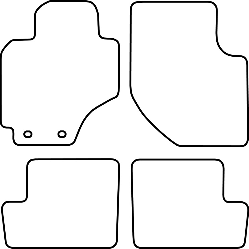 Set car mats  Toyota RAV4 2000-2003