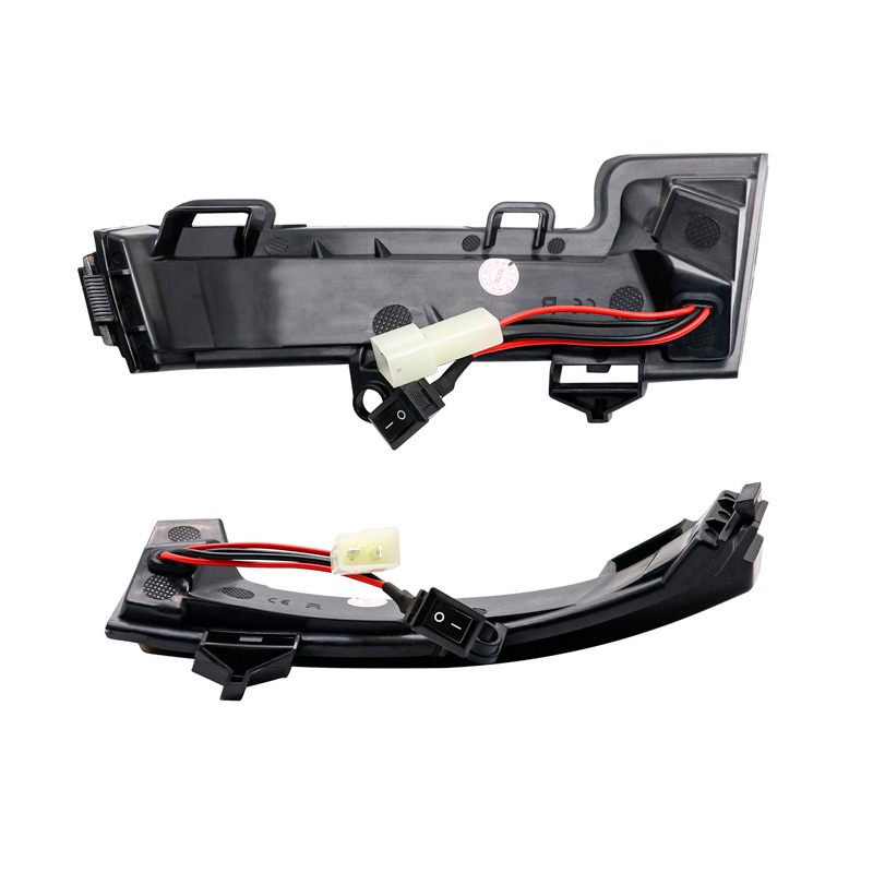 Set LED Side-Mirror Indicators  Skoda Octavia III 2013-2020 & Volkswagen T-Roc 2017-2020 / T-Cross 2019- - Smoke - incl. Dynamic Running Light