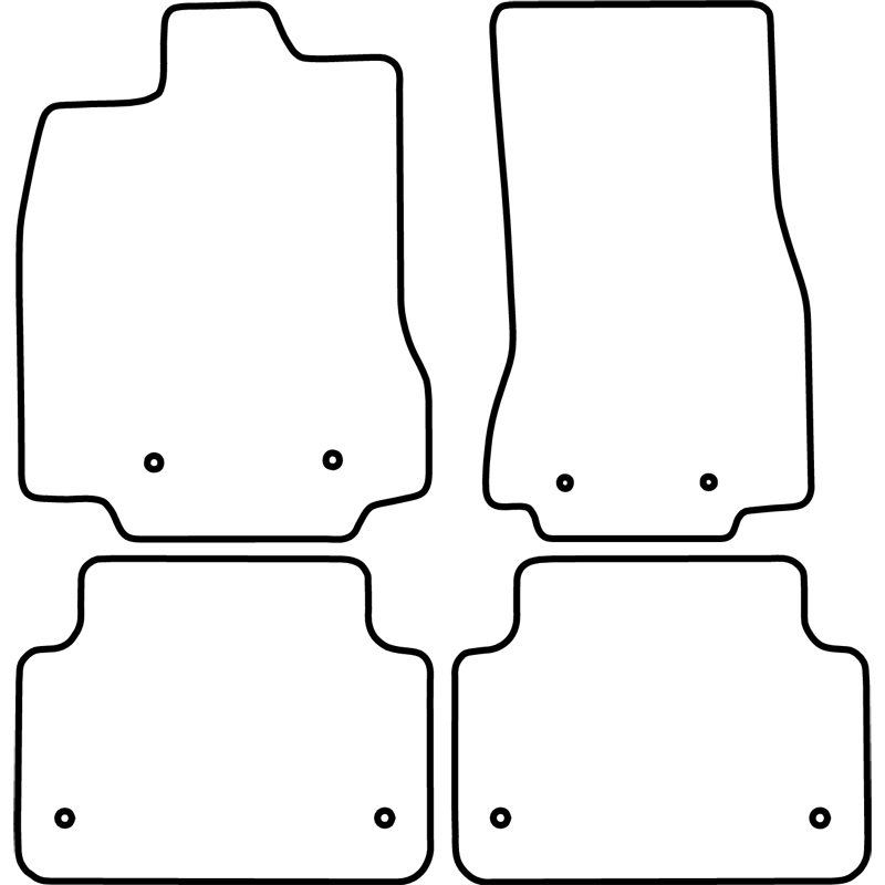 Set car mats  Jaguar XF Sedan/Sportbrake 2008-2015