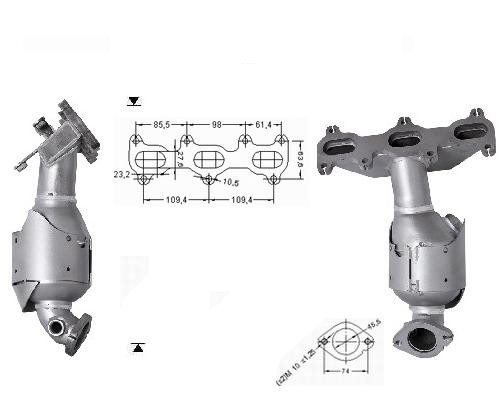 Hyundai SONATA 2.7i V6 24V 2657 cc 127 Kw / 173 cv 6BA Magnaflow