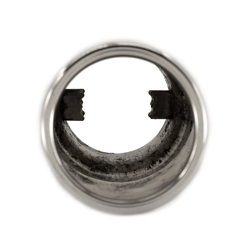 Simoni Racing Exhaust Tip Oval/Slanting Inox - 77x72xL140mm - Installation ->62mm