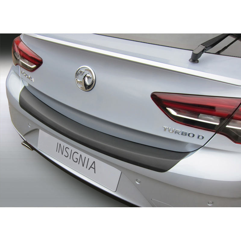 ABS Rear bumper protector  Opel Insignia 4/5-doors 2017-2020 Black