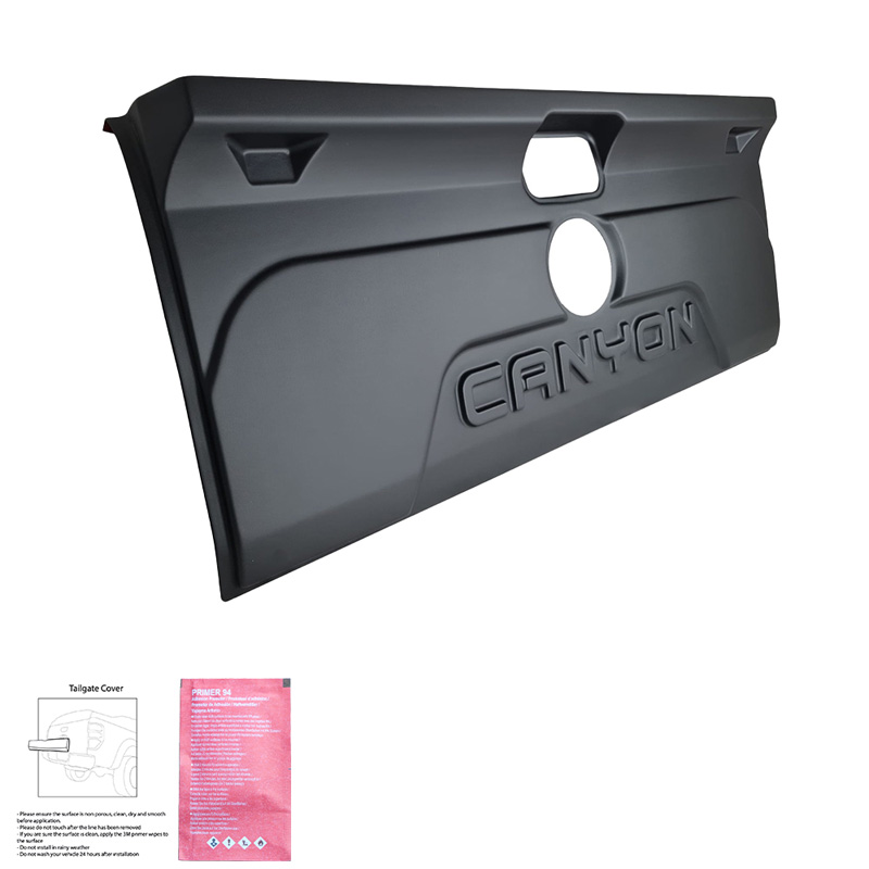 Tailgate Cover  Volkswagen Amarok MK1 2010-2022 - Version 2 - Matt black